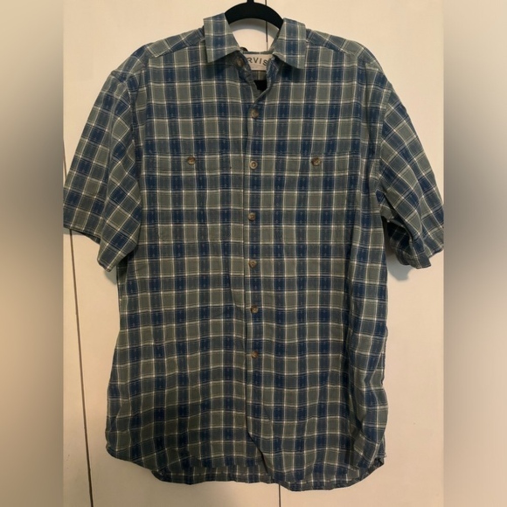 Orvis 100% cotton button down shirt
